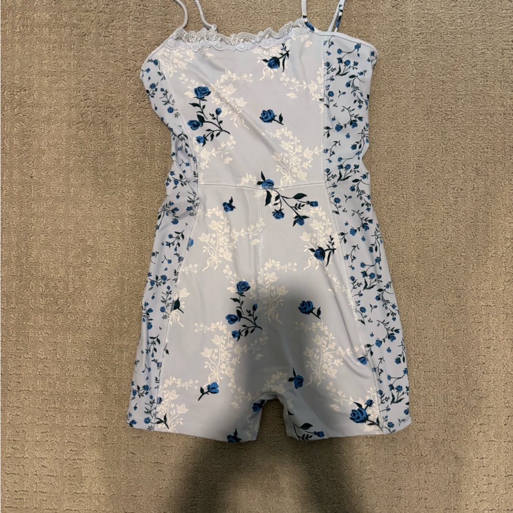 Wild Fable Blue Floral Kids Romper